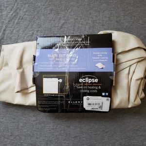 Braxton Thermaback Blackout Curtain Panel Eclipse